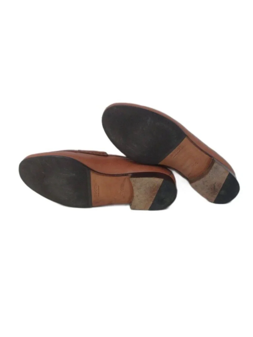 Gucci Horsebit Loafers Leather Shoes Heels Brown